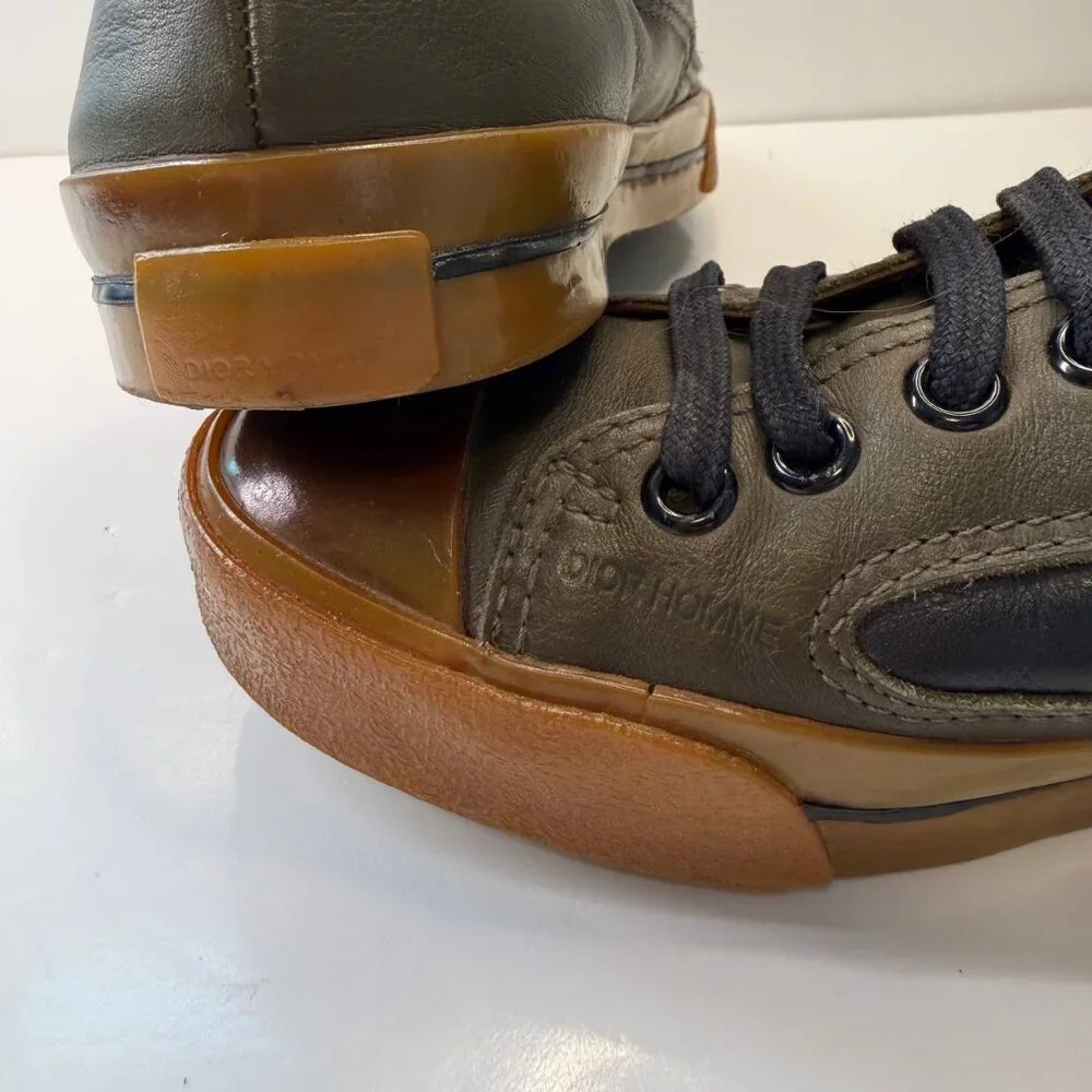 Dior Homme Leather High-Top Sneakers – EU 41 / US 8 - Picture 7 of 13